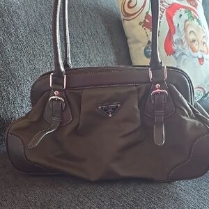 Prada Elegant Brown Shoulder Bag